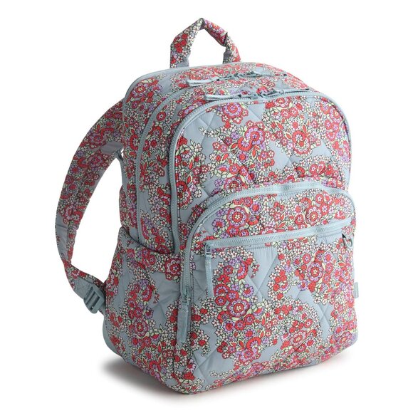 Vera Bradley Large Bancroft Backpack Paisley bouquet in Featherweight NWT